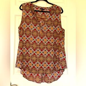 Sleeveless blouse